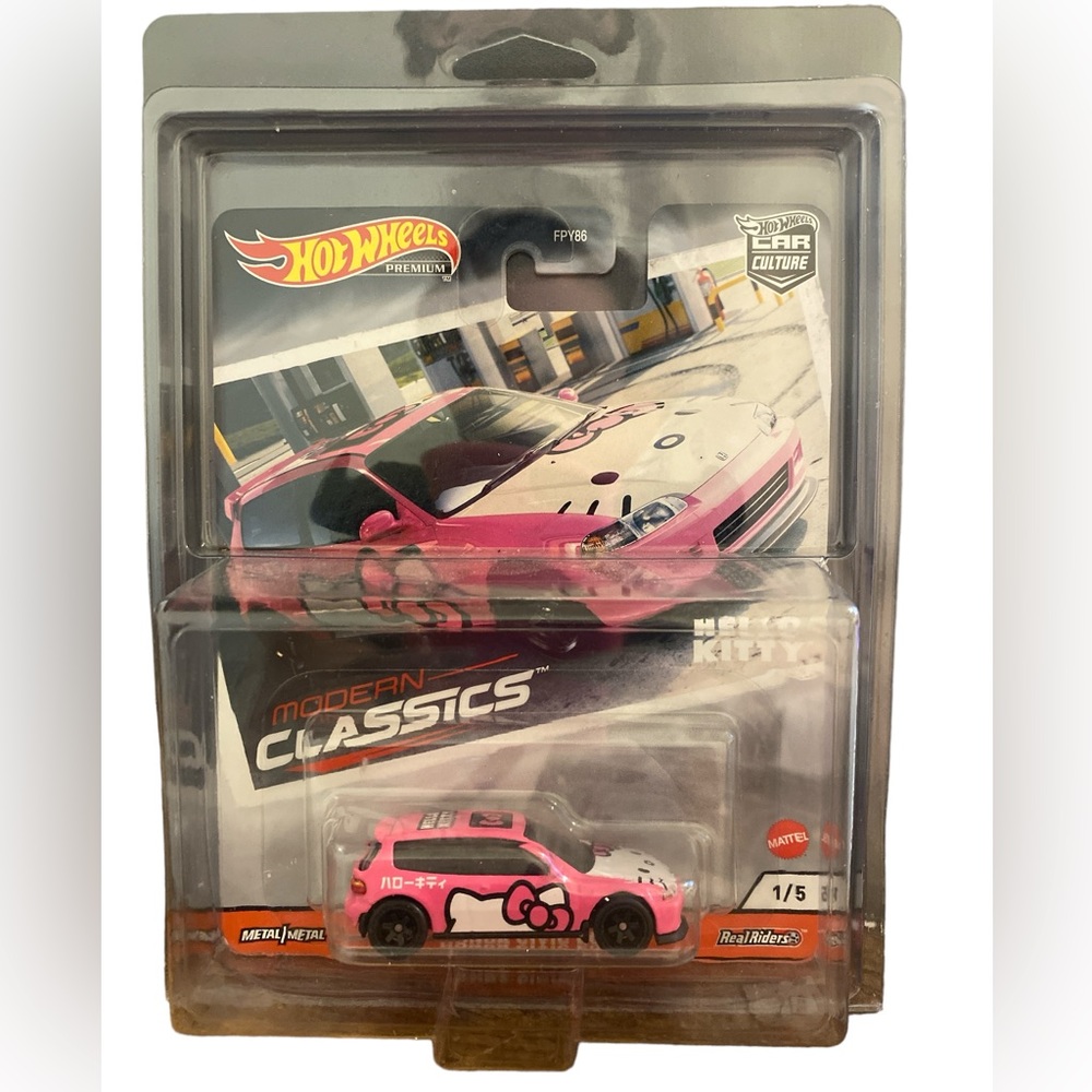 Hot Wheels Premium Honda Civic Eg Hello Kitty Car Culture Modern
